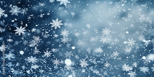 christmas snowy winter snowflakes falling background cinematic