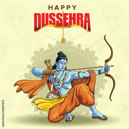 Dussehra Greetings of Lord Ram aiming to make good win