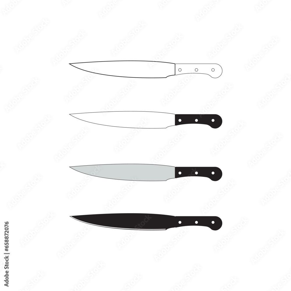 KITCHEN KNIFE ICON KITCHEN KNIFE ICON