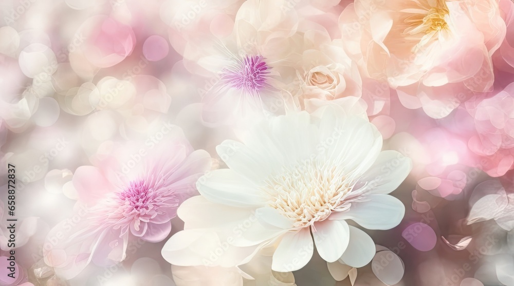 flower background bottom, pastel colors. 8k, 450dpi, best quality, beautiful detailed, clean and clear