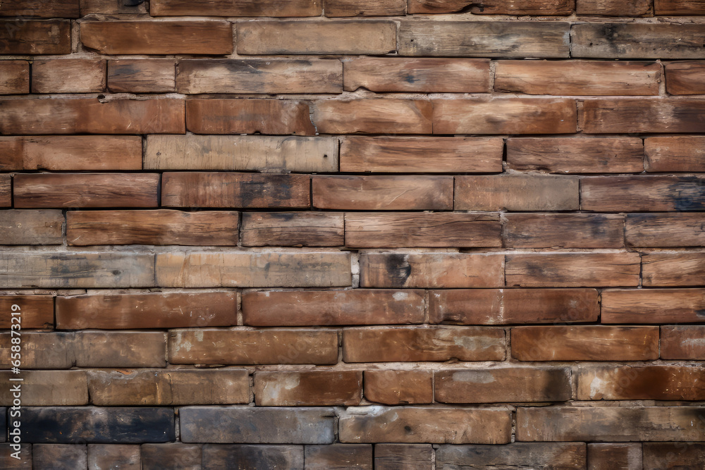 mottled thin brick wall mottled thin brick wall