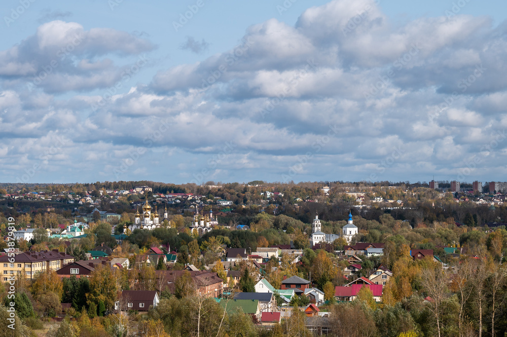 Pereslavl-Zalessky. Cityscape from above. Golden Ring of Russia.
