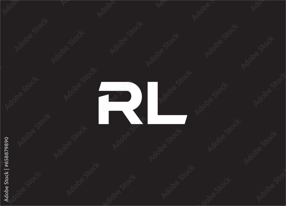 rl letter logo and monogram design