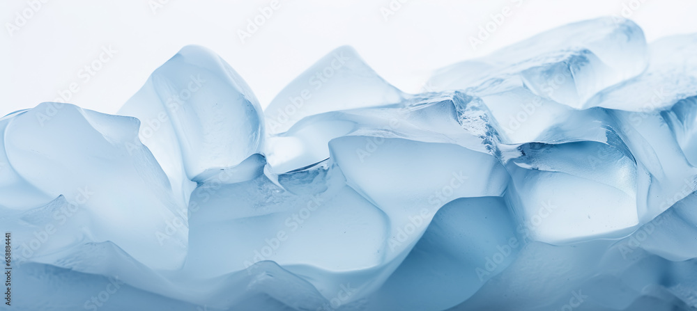 Obraz premium Closeup ice stone platform texture background.For design product display.transparent crystal pattern