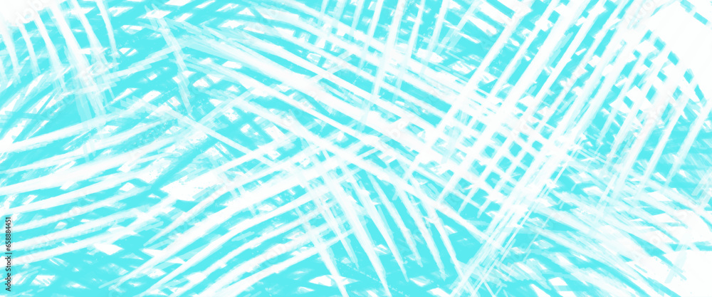 Fototapeta premium Abstract brush stroke acrylic, watercolor blue painted background.