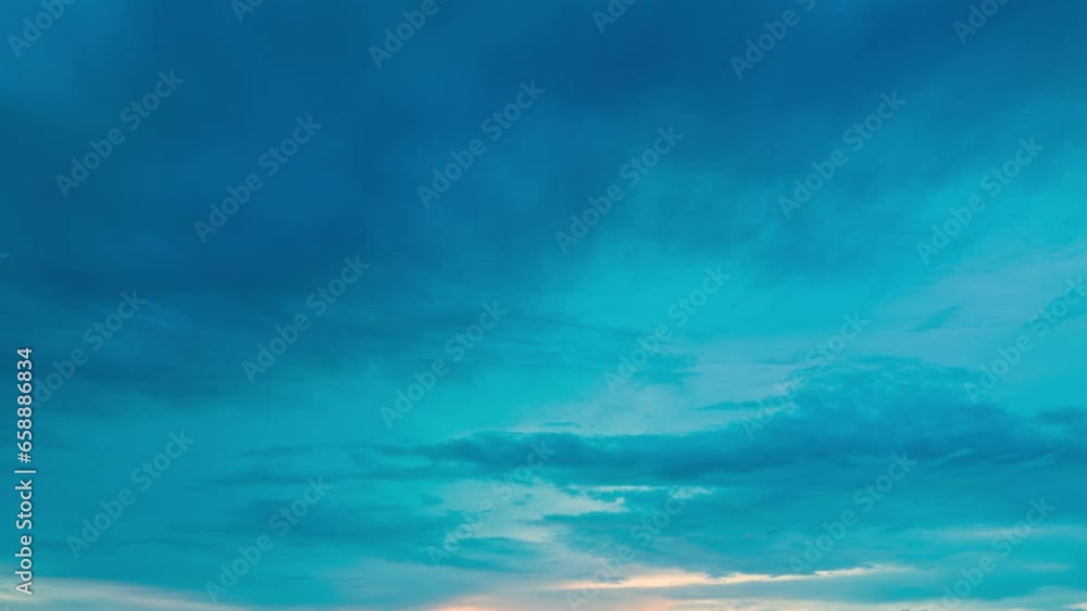 .Aerial hyperlapse sweet blue sky in sunset above the ocean at Karon beach Phuket. .abstract nature background..Sunset with sweet color light rays and other atmospheric effects..aerial photography 4k .Aerial hyperlapse sweet blue sky in sunset above the ocean at Karon beach Phuket. .abstract nature background..Sunset with sweet color light rays and other atmospheric effects..aerial photography 4k