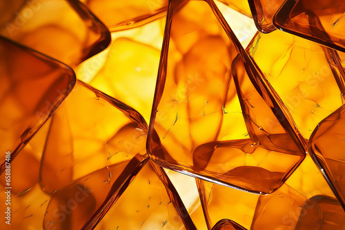 closeup texture of natural amber photo