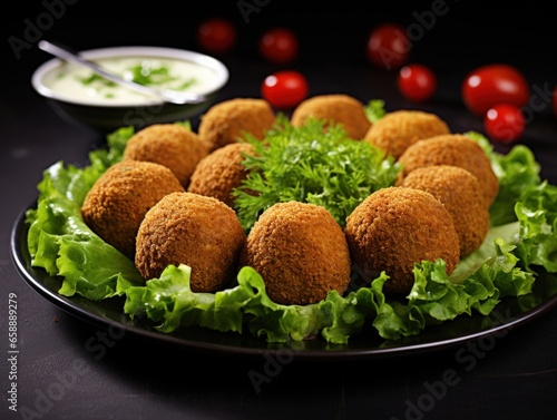 a plate of fried food