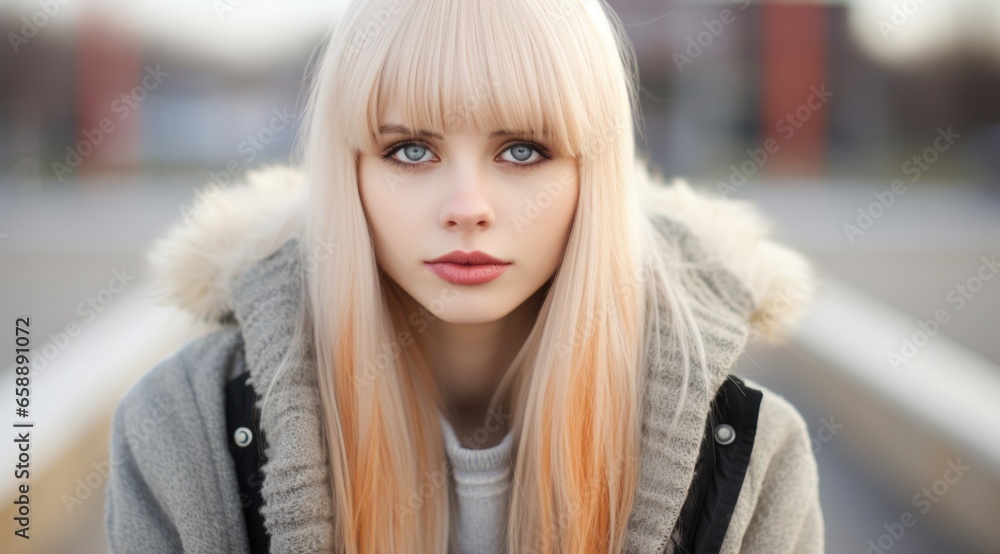 a woman with blonde hair and blue eyes a woman with blonde hair and blue eyes