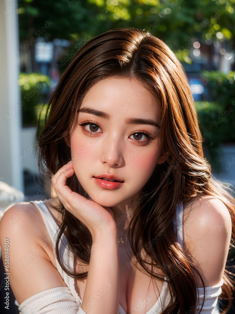 portrait of a woman,generative ai,