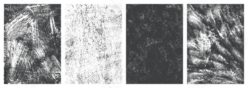 Abstract dark set textures monochrome