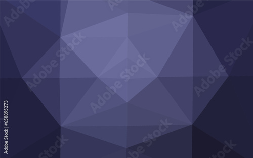 Dark Purple vector abstract polygonal layout. Shining colored illustration in a Brand new style. Template for a cell phone background.