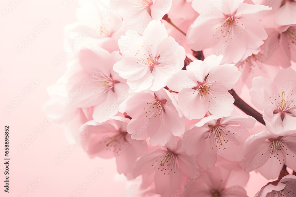 sakura blossom, beautiful floral background