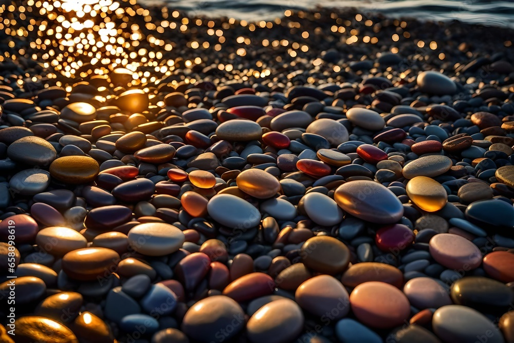 Obraz premium pebbles on the beach