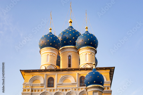 Moscow, Russia - August 27, 2023 : Kazan Church (the Church of the Kazan Icon of the Mother of God) in Kolomenskoye.