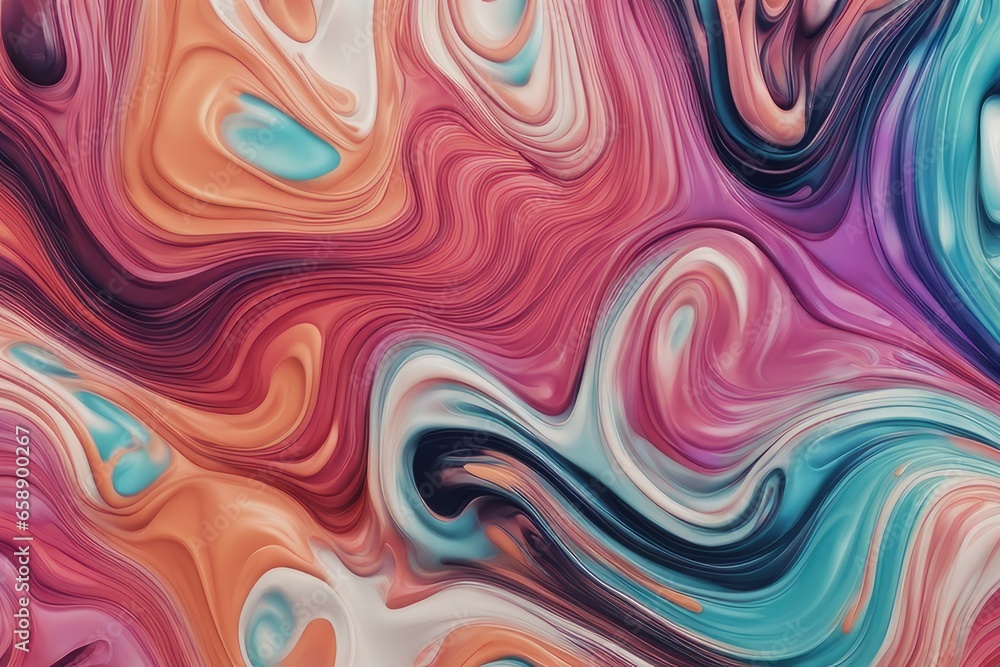 abstract background paint drop splash abstract 3d liquid acrylic paint or fluid bubble flow wallpaper