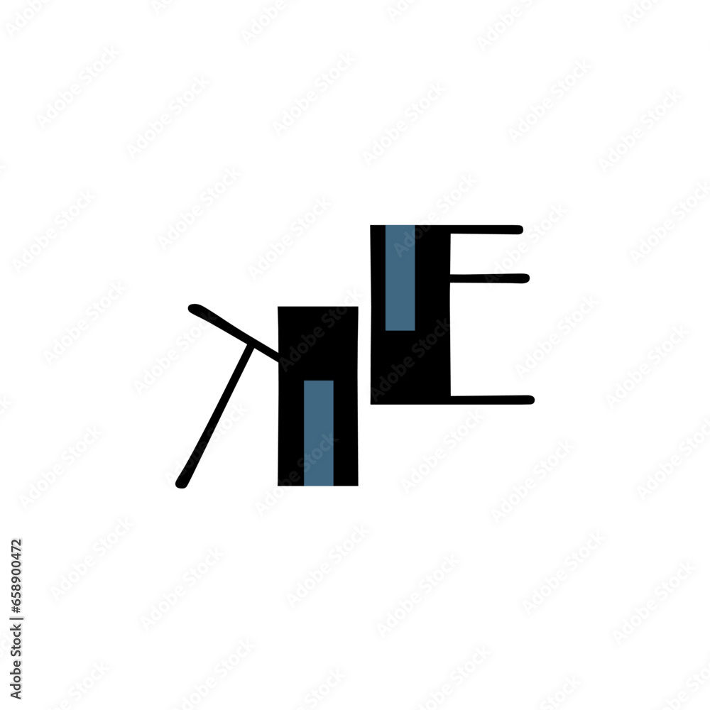 KE letter logo design KE letter logo design