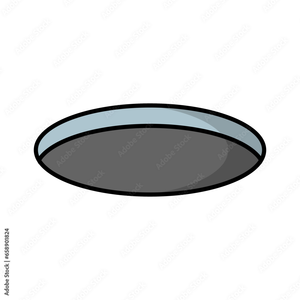 Hole Icon. Pitfall. Golf hole. Vector. Hole Icon. Pitfall. Golf hole. Vector.