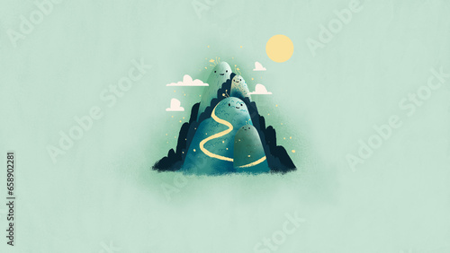 Mountains Nature at Day