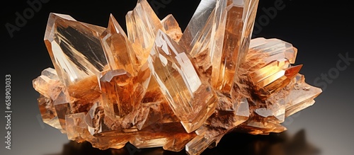 Czech republic s Cerussite found in Stribro With copyspace for text photo