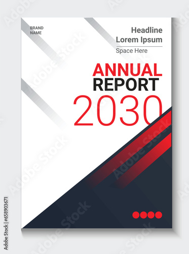 Corporate Book Cover Template Design 