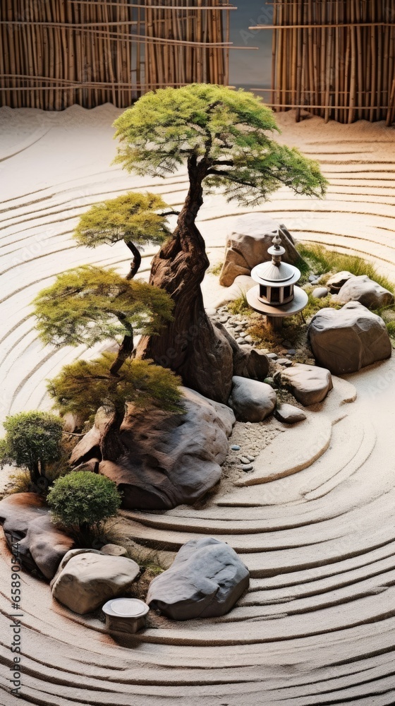 Fototapeta premium zen garden