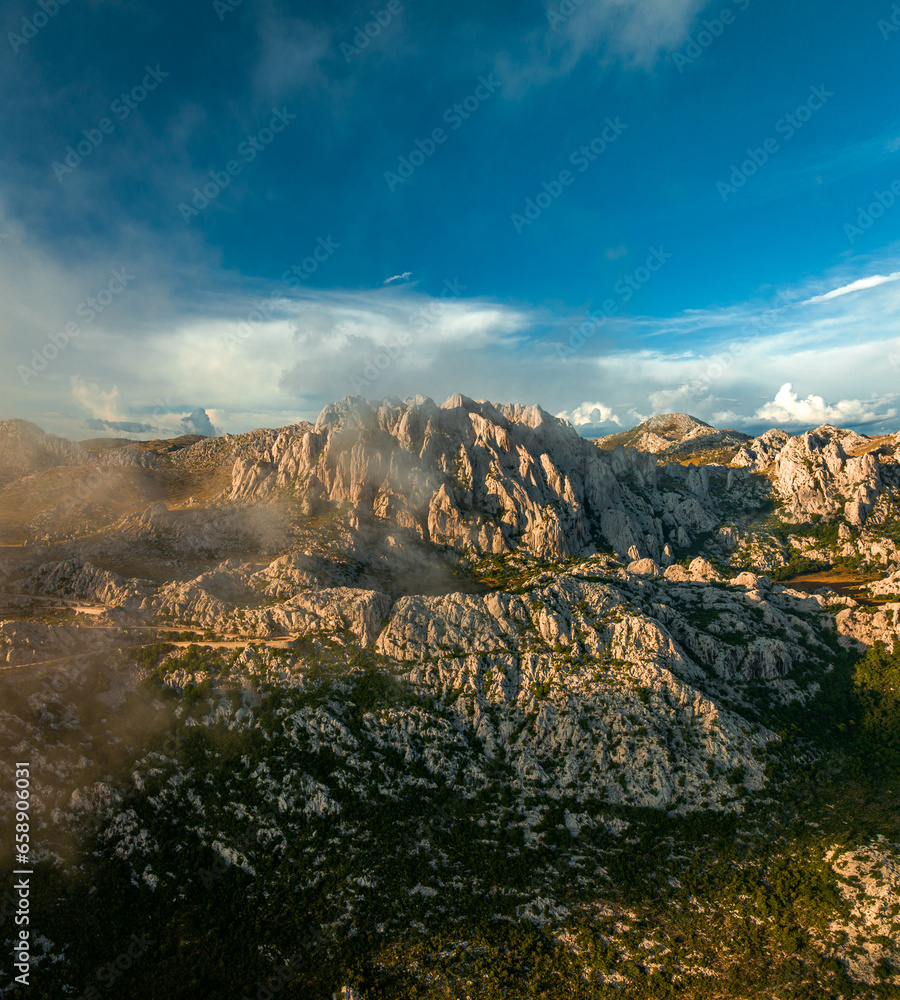 Velebit mountain in Croatia