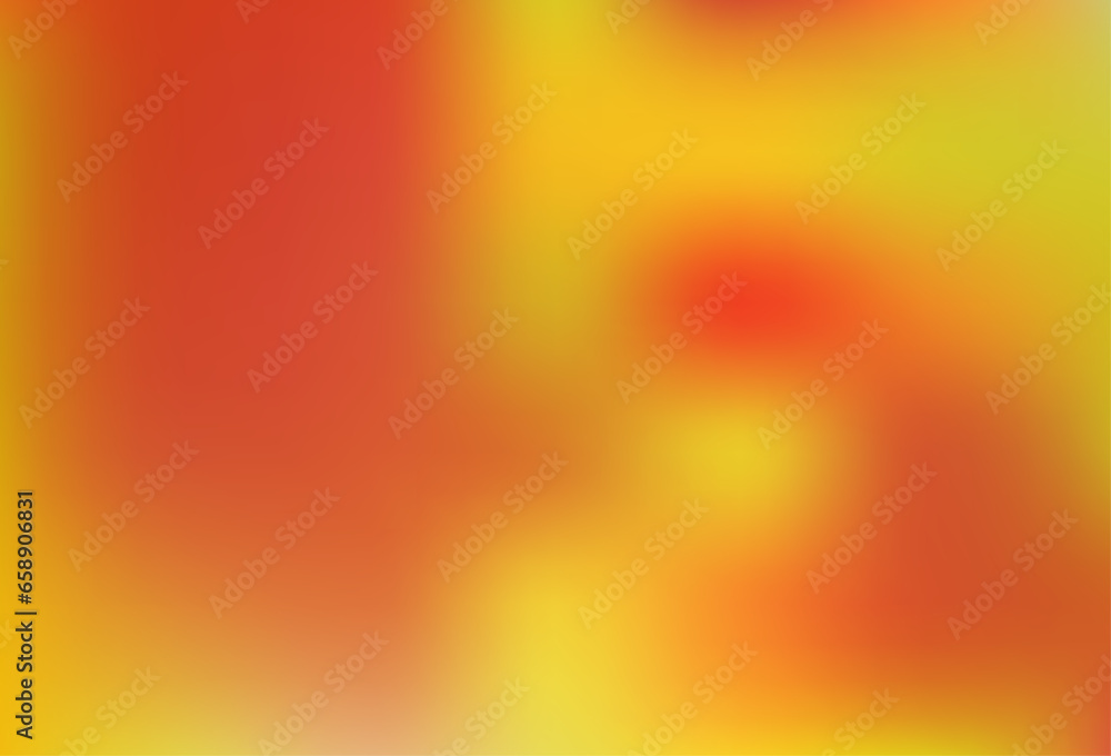 Light Orange vector abstract bokeh pattern.