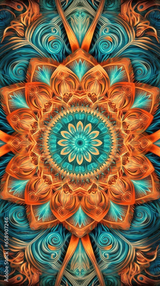 neon mandala background neon mandala background