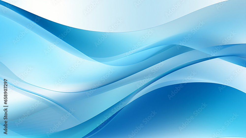 Design light blue wave abstraction backgrounds