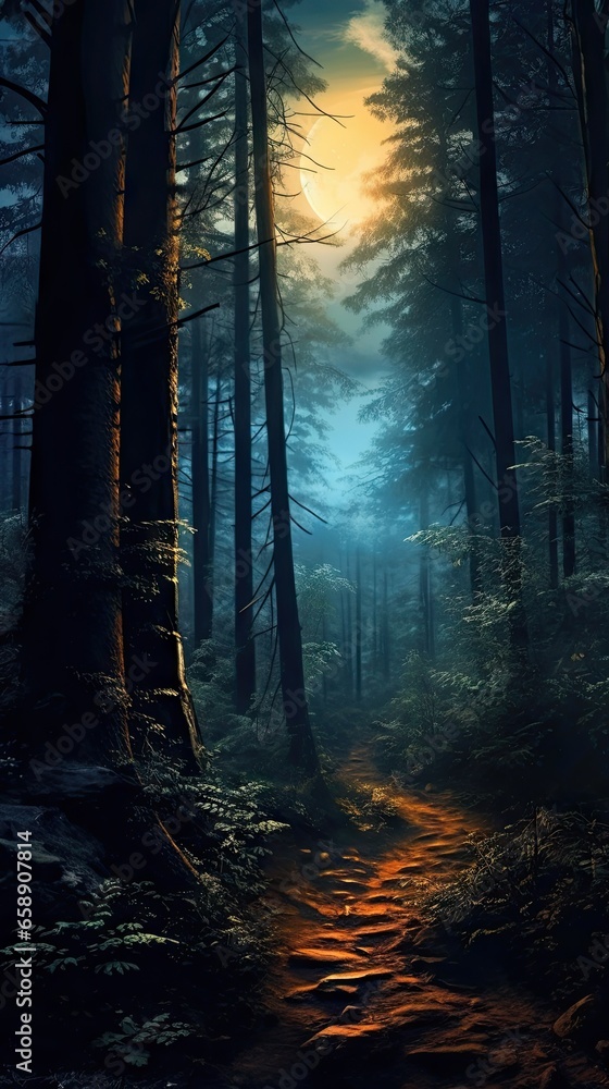 Obraz premium fantasy forest