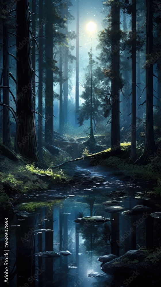 Fototapeta premium fantasy forest