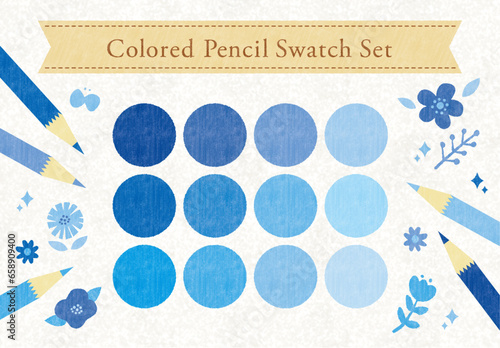 色鉛筆風スウォッチセット3