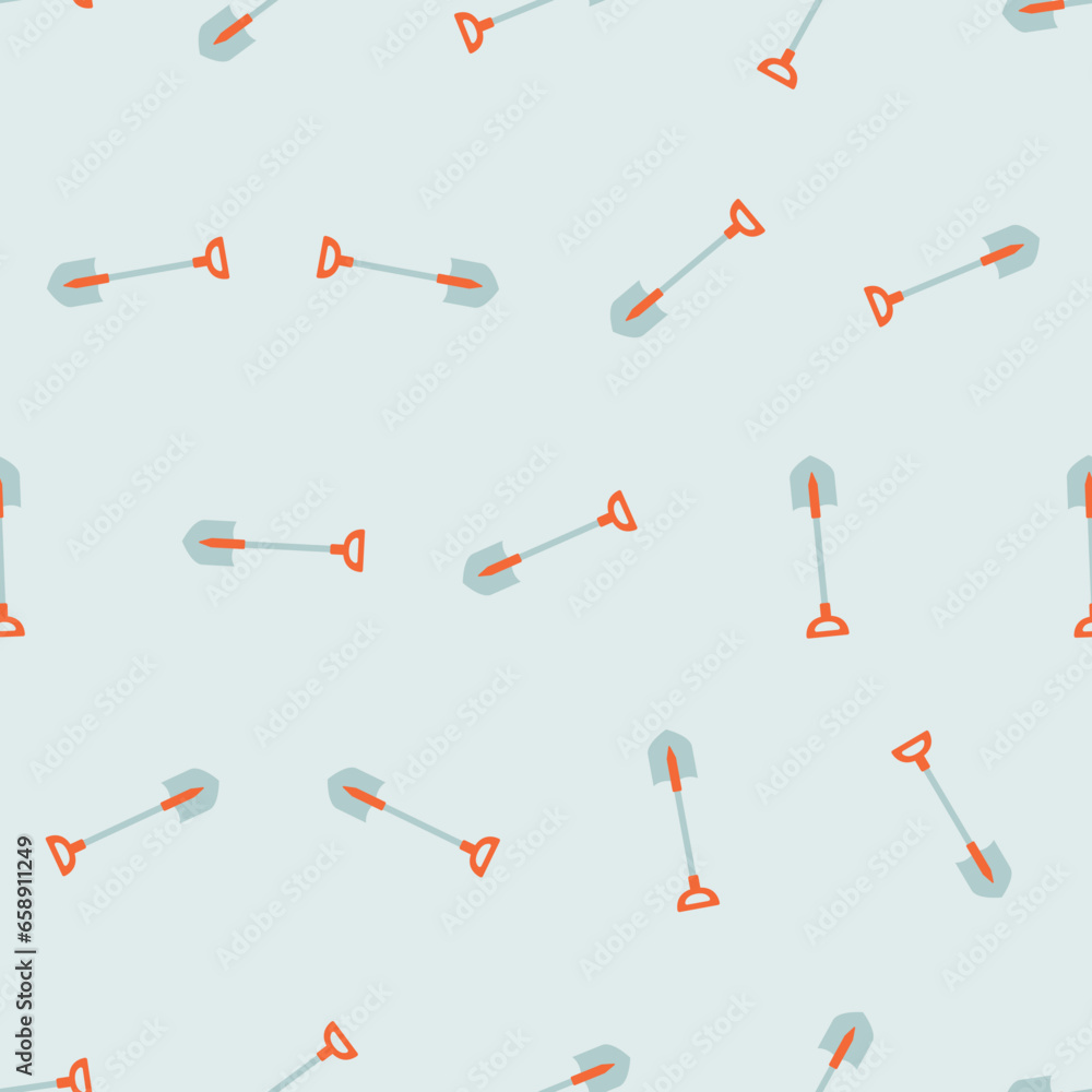 Shovel seamless pattern. Suitable for backgrounds, wallpapers, fabrics, textiles, wrapping papers, printed materials, and many more. Shovel seamless pattern. Suitable for backgrounds, wallpapers, fabrics, textiles, wrapping papers, printed materials, and many more.