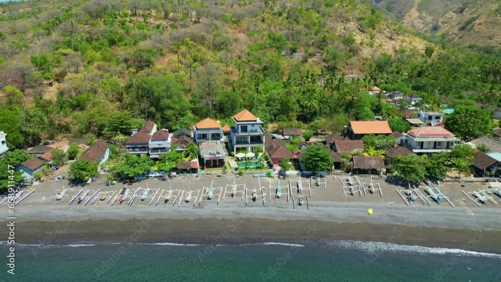 Beautiful shot of the south coast of Bali. One of the most beautiful and naturalistic areas of the island (Asia, Indonesia). Coral reef, scorpion fish and much more in a paradise of beaches and hotels