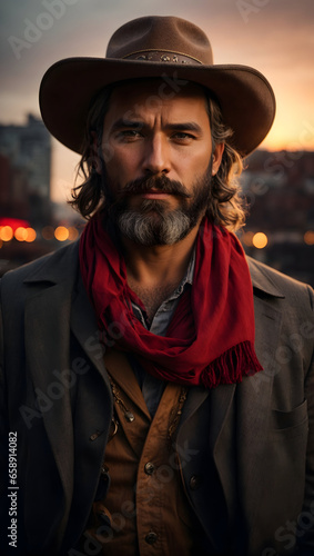 portrait of a cowboy