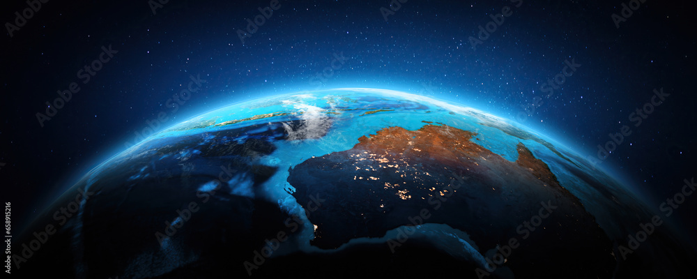 Obraz premium Australia from space