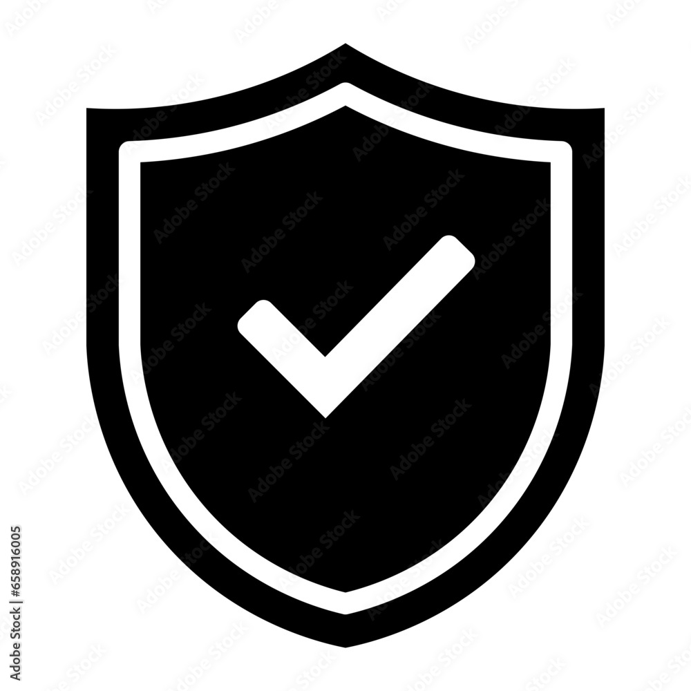 Shield Protection solid glyph icon Shield Protection solid glyph icon