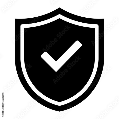 Shield Protection solid glyph icon
