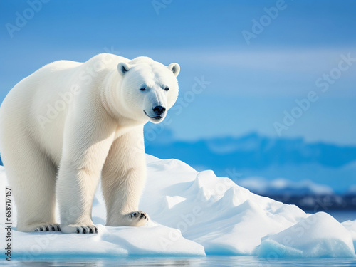 Polar bear background