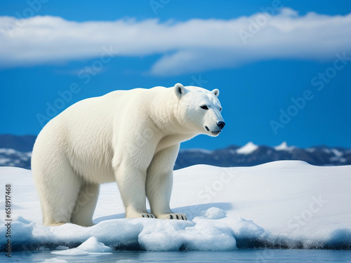 Polar bear background