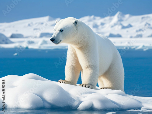 Polar bear background