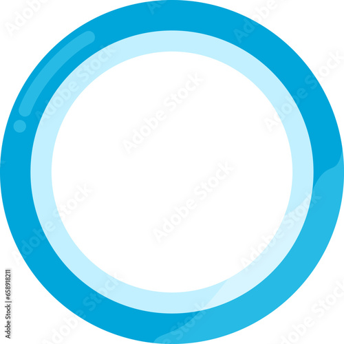 Hormonal vaginal contraceptive ring icon