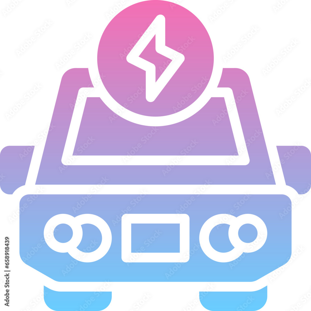 Electric car icon Electric car icon