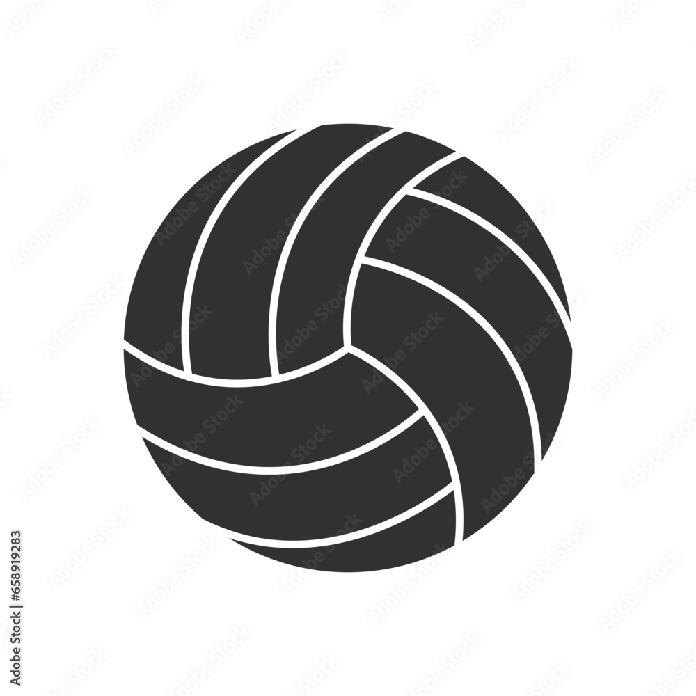 Volleyball icon isolated on white background. Volleyball icon isolated on white background.