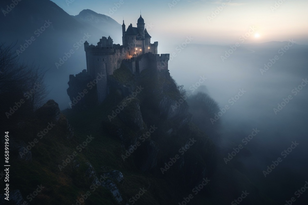 Legends Awaken Hauntingly Beautiful Castle in Mist