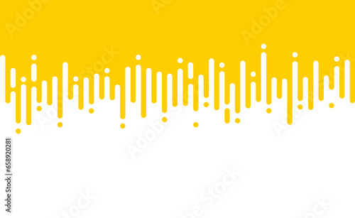 Abstract yellow mustard rounded lines background