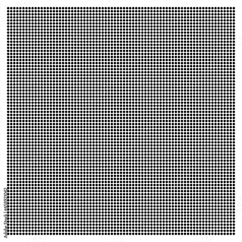 Vector background. One way vision effected background. Black and white points pattern. sticker