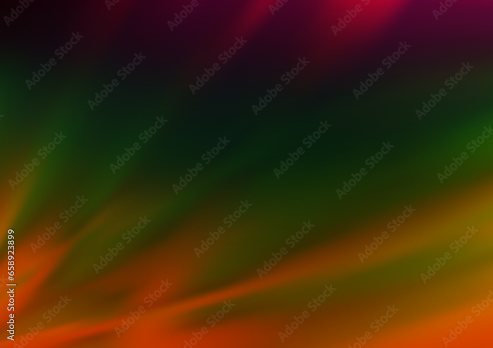 Dark Multicolor, Rainbow vector blur pattern. Shining colorful illustration in a Brand new style. The background for your creative designs.