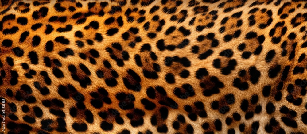 spotted skin pattern of a big cat spotted skin pattern of a big cat